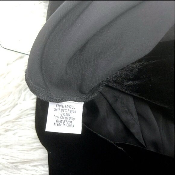 JOHNNY WAS 4 Love and Liberty Size S Black Velvet Duster Cardigan Top Open Front - Picture 8 of 12